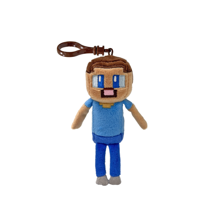 TY beanies Minecraft Steve keychain 34022