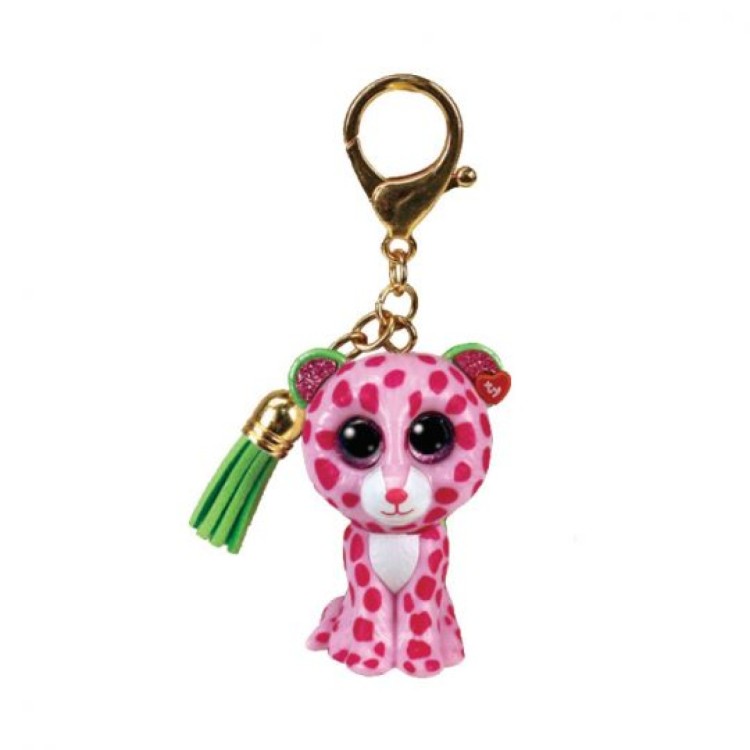 TY Mini Boos - 25053 Glamour Leopard Key Clip