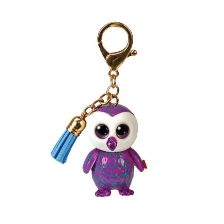 TY Mini Boos - 25054 Moonlight Owl Key Clip