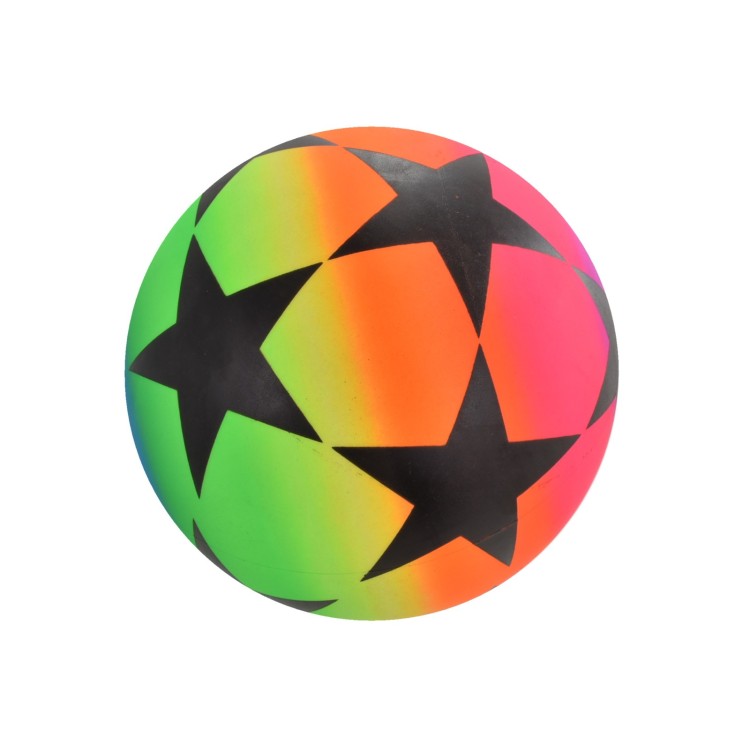 9 inch Large Stars Neon Ball TY1026