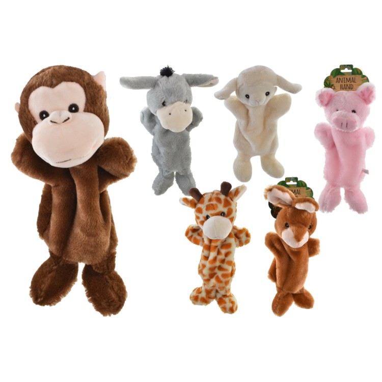25cm Animal Hand Puppet Assorted TY1646 
