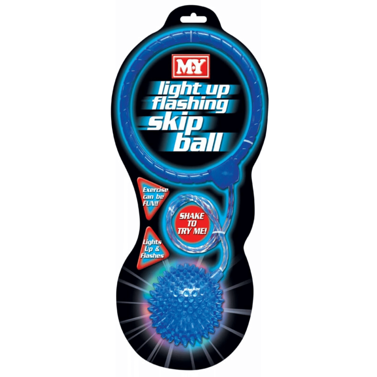 KTL TY3576 Light up flashing ankle spin skip ball