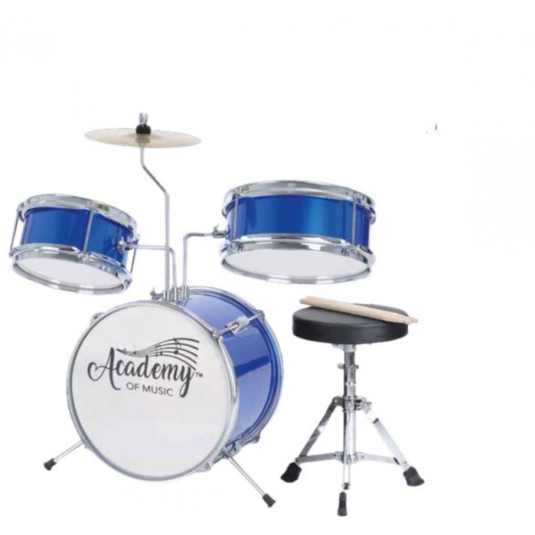 Academy of Music 3 Piece Metal Drum Kit