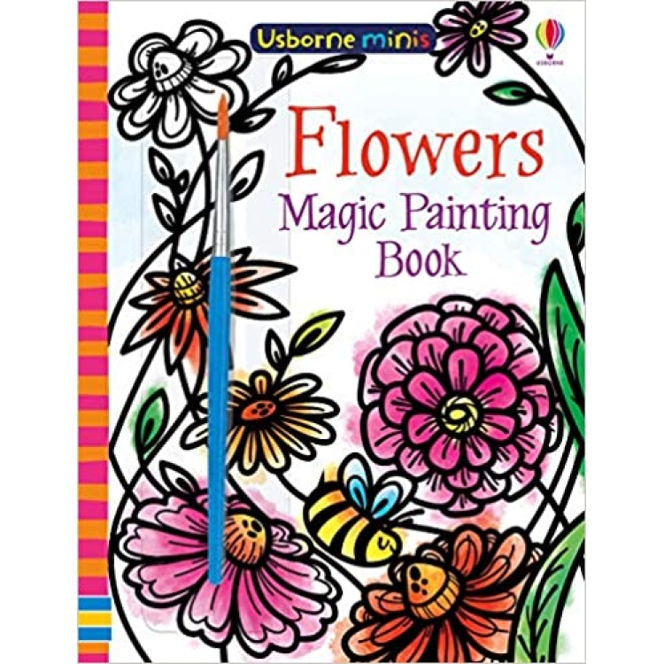 Usborne Mini Magic Painting Book Flowers