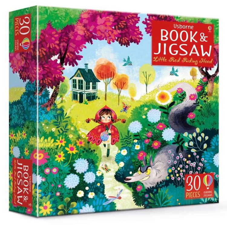 Usborne Book Jigsaw Little Red Riding Hood 30 Piece Argosy Toys