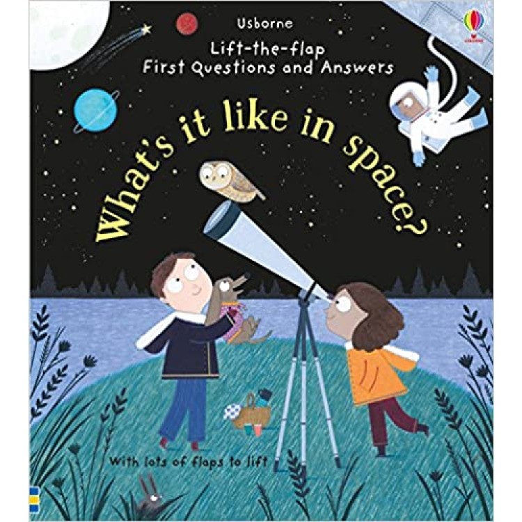Usborne Lift The Flap Very First Questions and Answers What's It Like In Space?