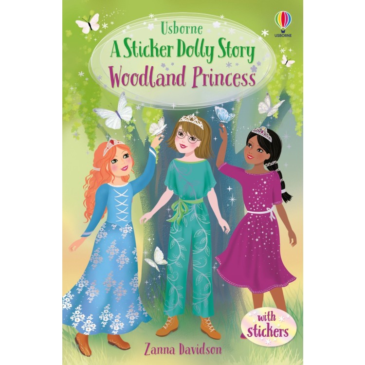 Usborne A Sticker Dolly Story Woodland Princess