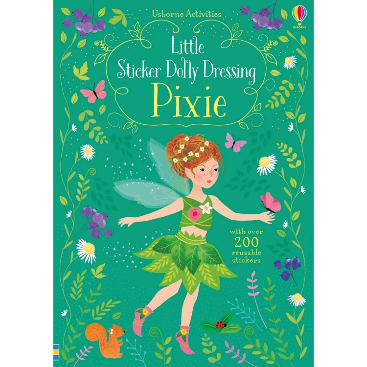 Usborne Activities Little Sticker Dolly Dressing Pixie