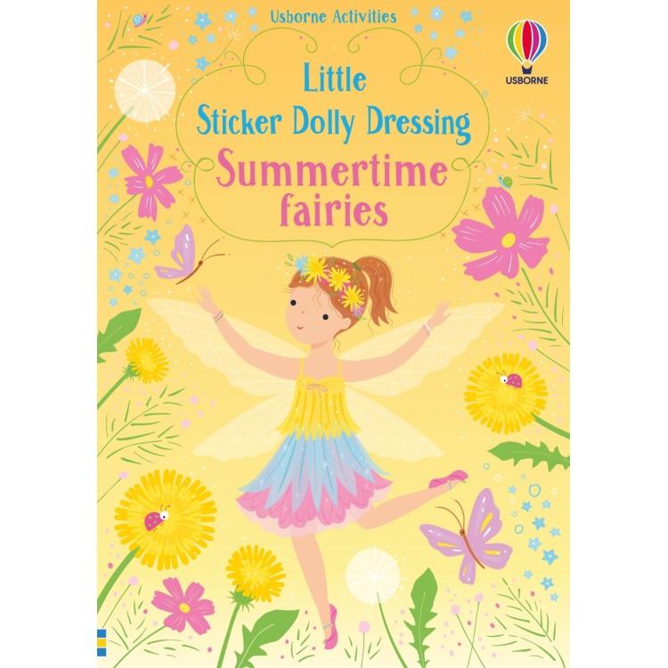 Usborne Activities Sticker Dolly Dressing Summertime Fairies Book
