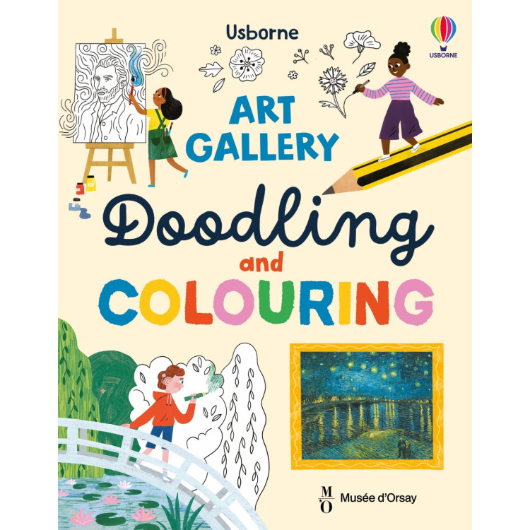 Usborne Art Gallery Doodling and Colouring