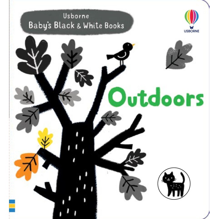 Usborne Baby's Black & White Books OUTDOORS