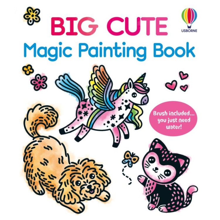 Usborne BIG CUTE Magic Painting Book