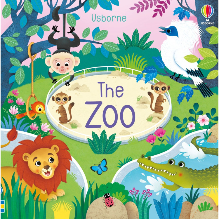 Usborne Book And 3 Jigsaws - The Zoo
