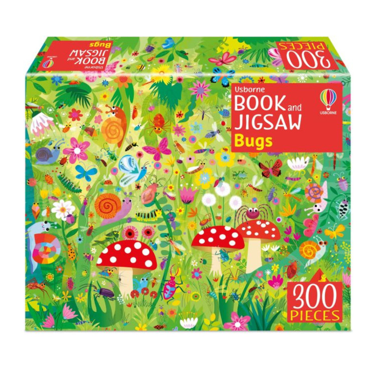 Usborne Book And Jigsaw Bugs 300 Pieces