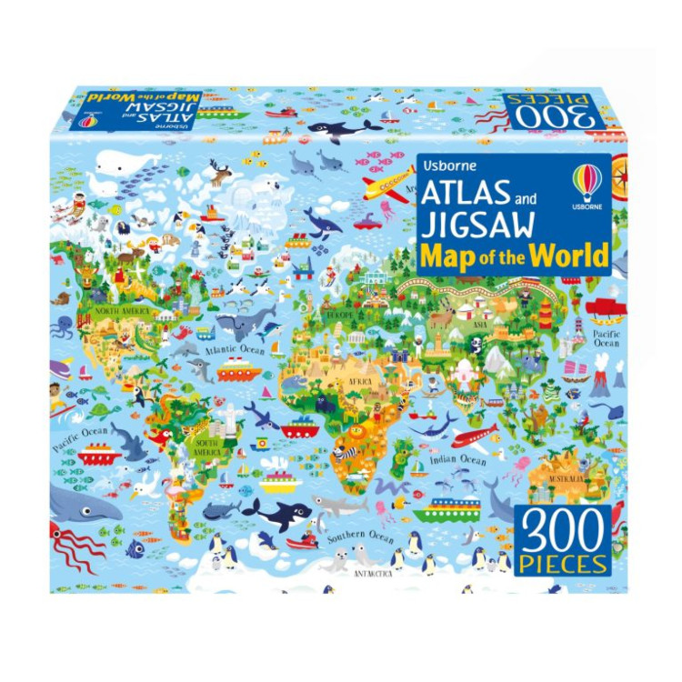 Usborne Book And Jigsaw Map Of The World