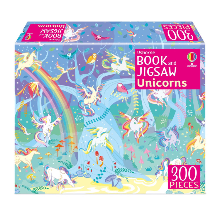 Usborne Book And Jigsaw Unicorns 300 Pieces