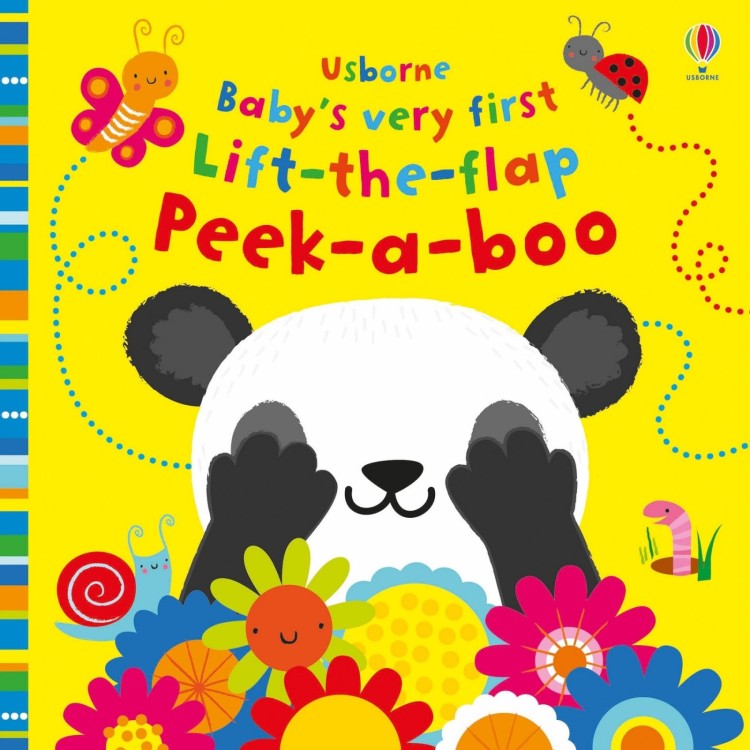 Usborne Books Baby's Very First Lift The Flap Peek A Boo Panda