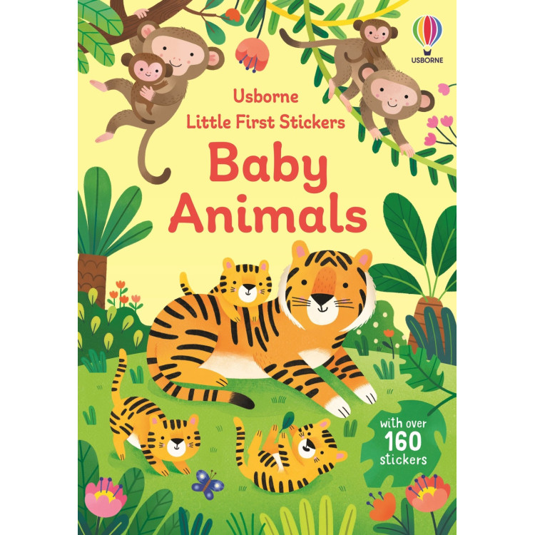 Usborne Little First Stickers Baby Animals