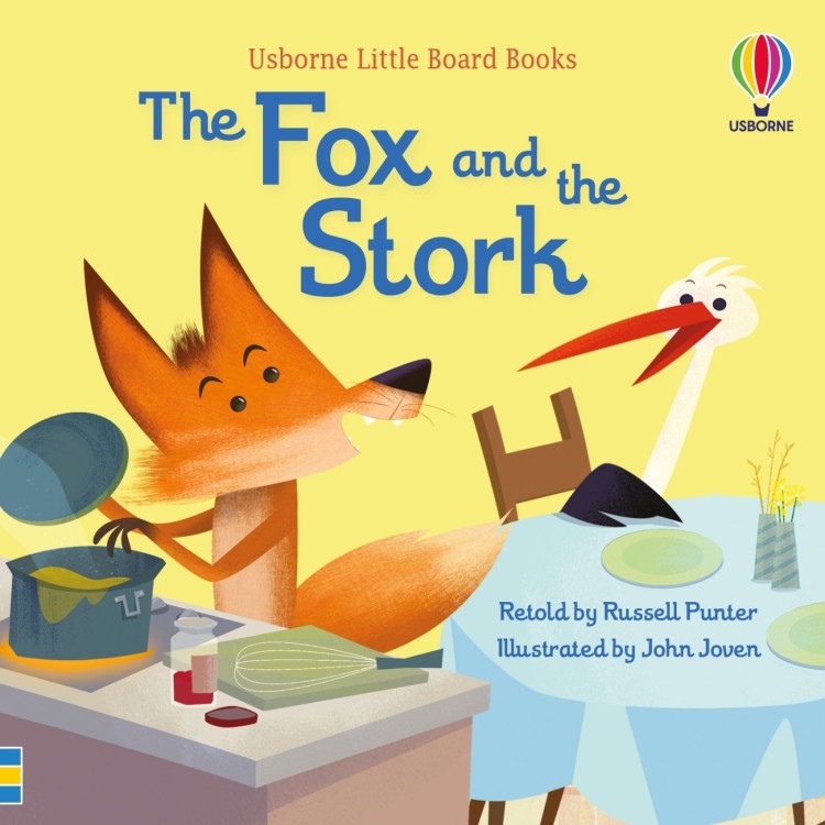 Usborne Little board Book The Fox and the Stork