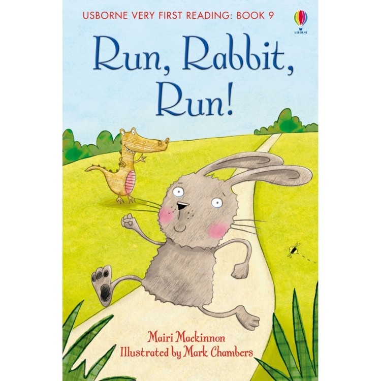 Usborne Books Very First Reading Run Rabbit Run