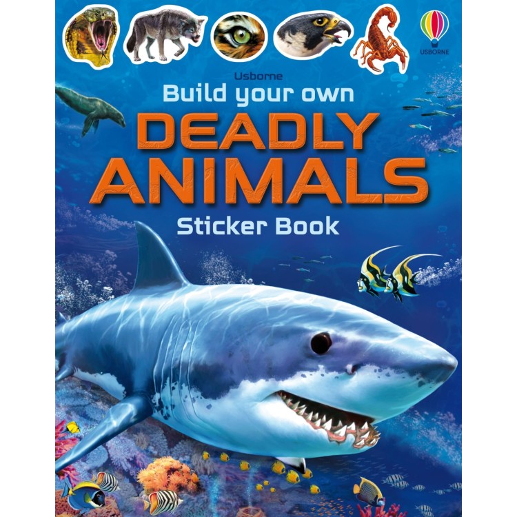 Usborne Build Your Own Deadly Animals Sticker Book