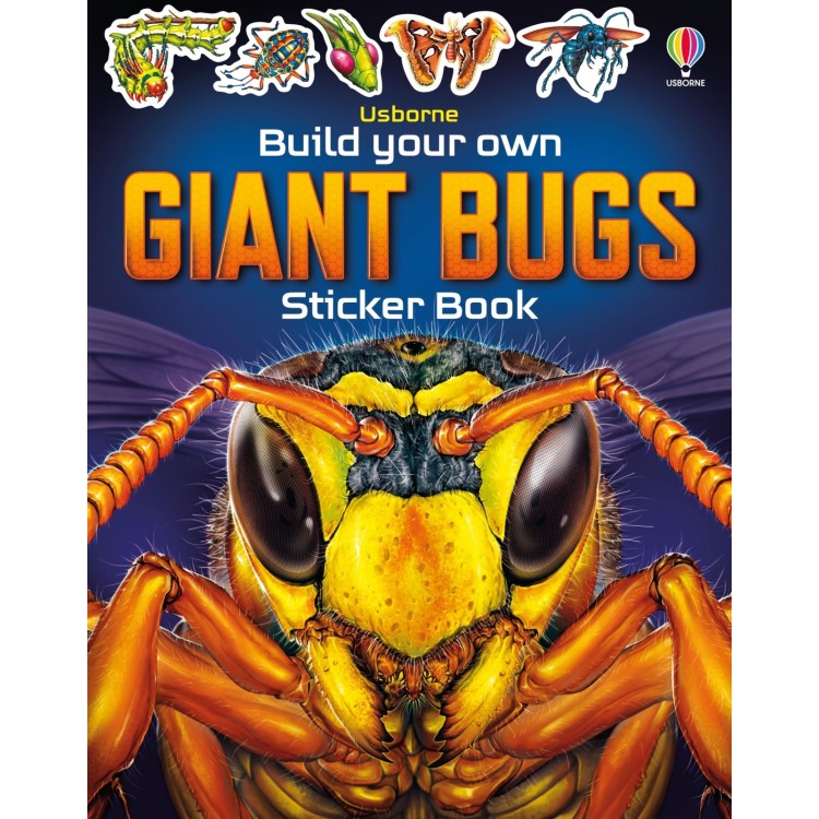 Usborne Build Your Own Giant Bugs Sticker Book