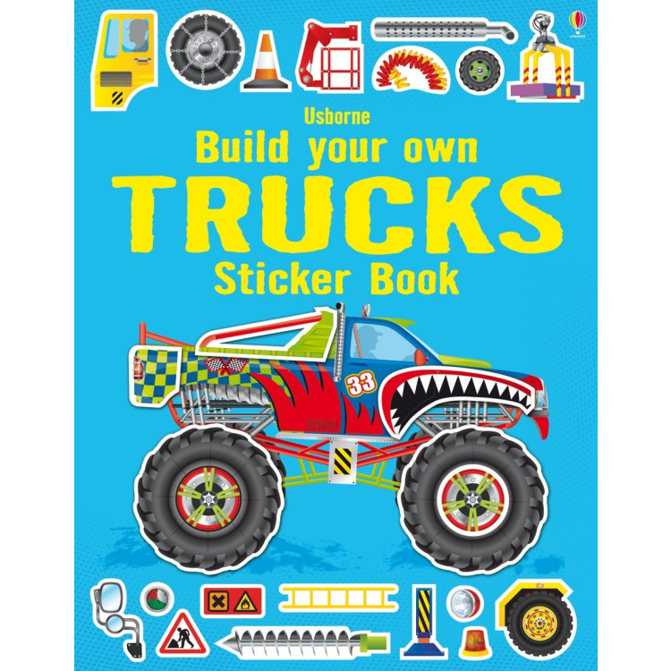 Usborne Build Your Own Trucks Sticker Book