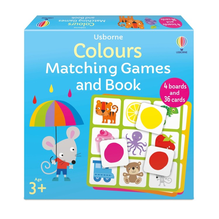 Usborne Colours Matching Games and Book