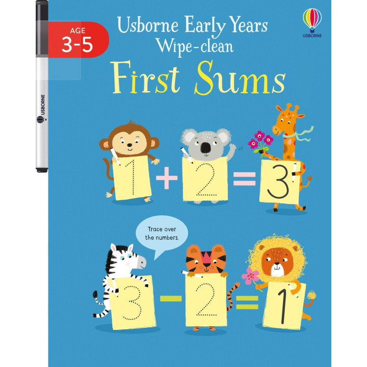 Usborne Early Years Wipe-Clean First Sums