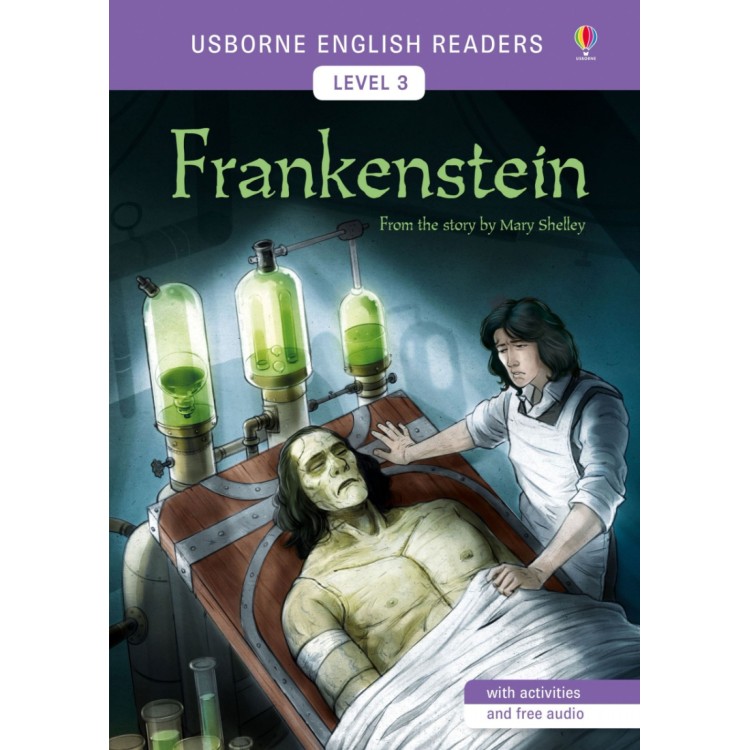 Usborne English Readers Frankenstein Age 7+ 7857