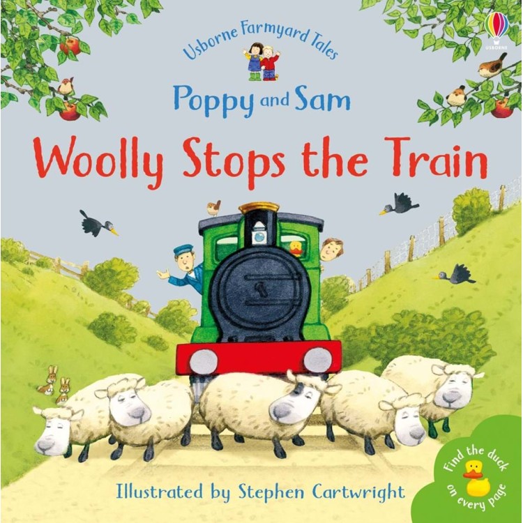 Usborne Farmyard Tales Mini Poppy and Sam Woolly Stops the Train