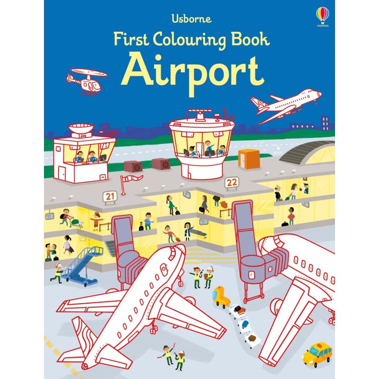 Usborne First Colouring Book - Airport