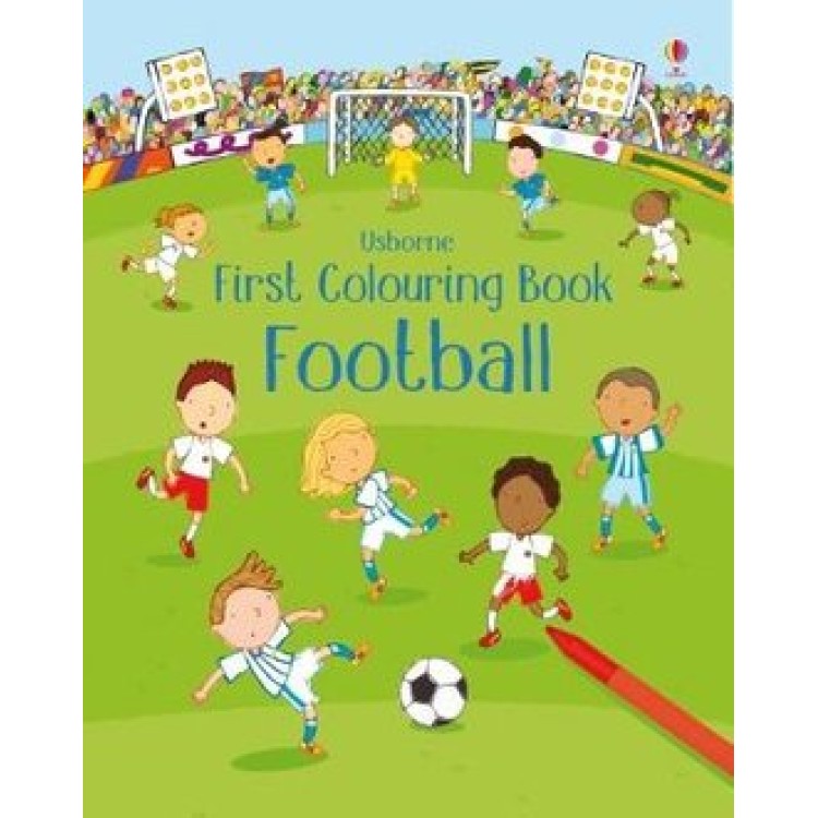 Usborne first colouring book football