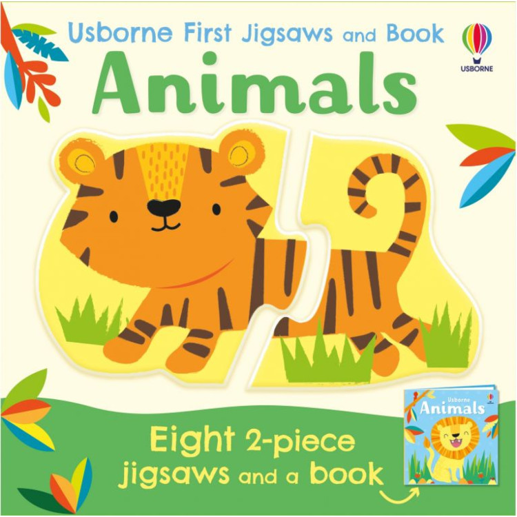 Usborne First Jigsaws and Book Animals 
