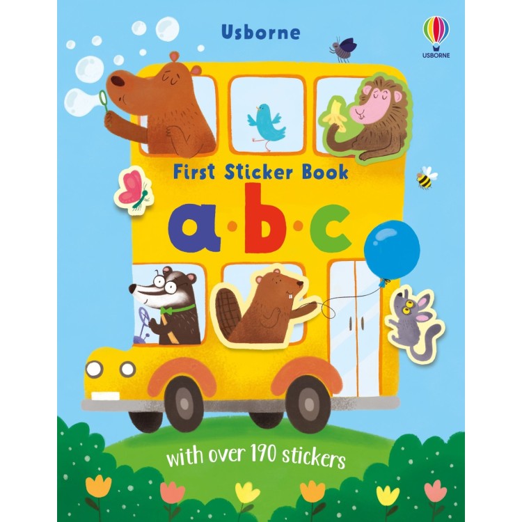 Usborne First Sticker Book abc