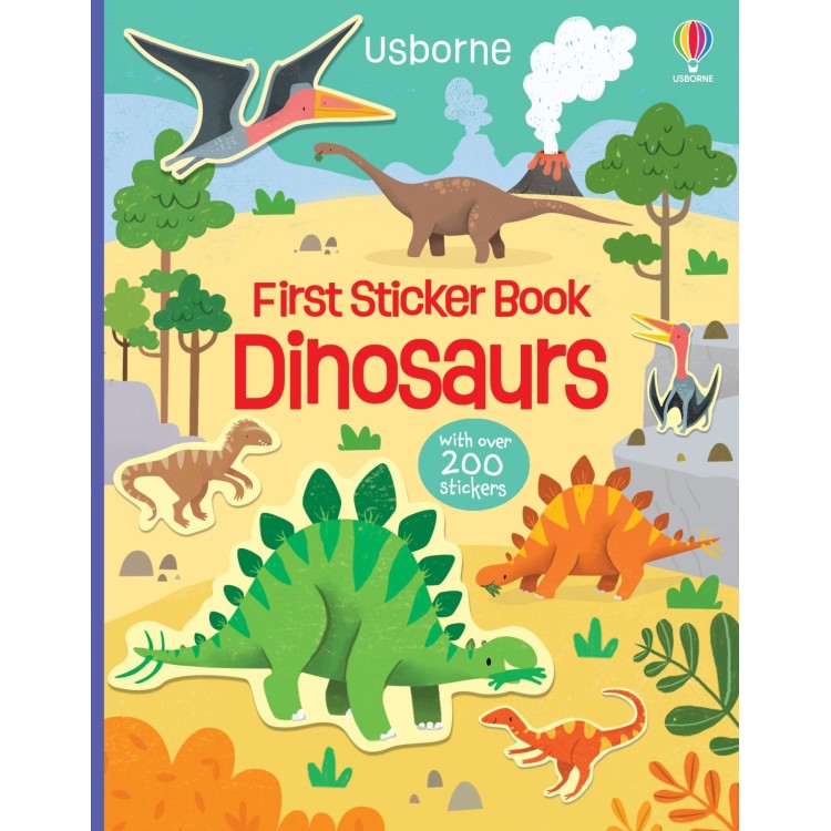 Usborne First Sticker Book Dinosaurs 