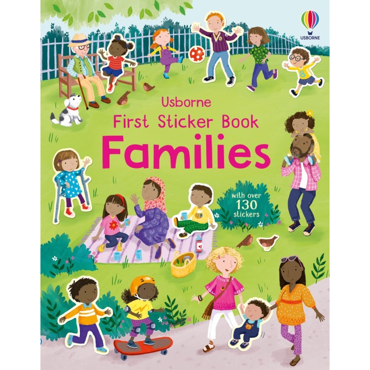 Usborne First Sticker Book Families 