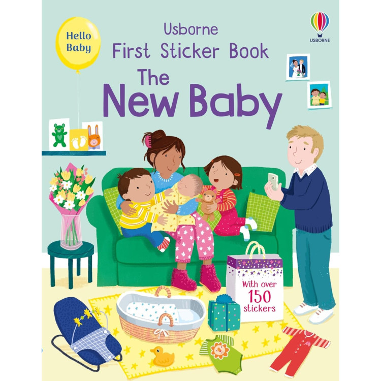 Usborne First Sticker Book The New Baby