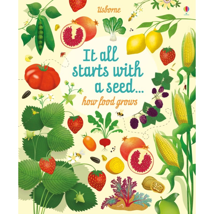 Usborne It All Starts With A Seed How Food Grows