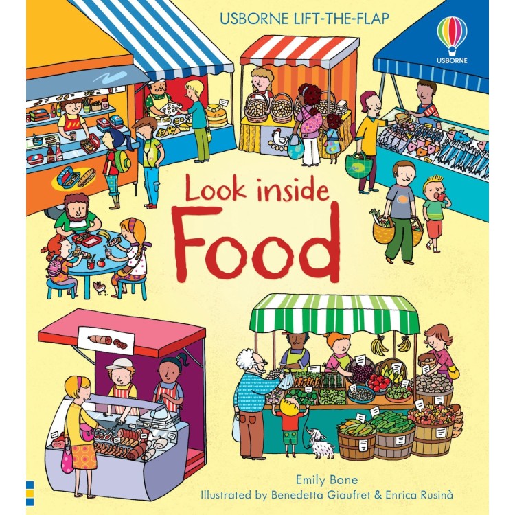 Usborne Lift The Flap Look Inside FOOD