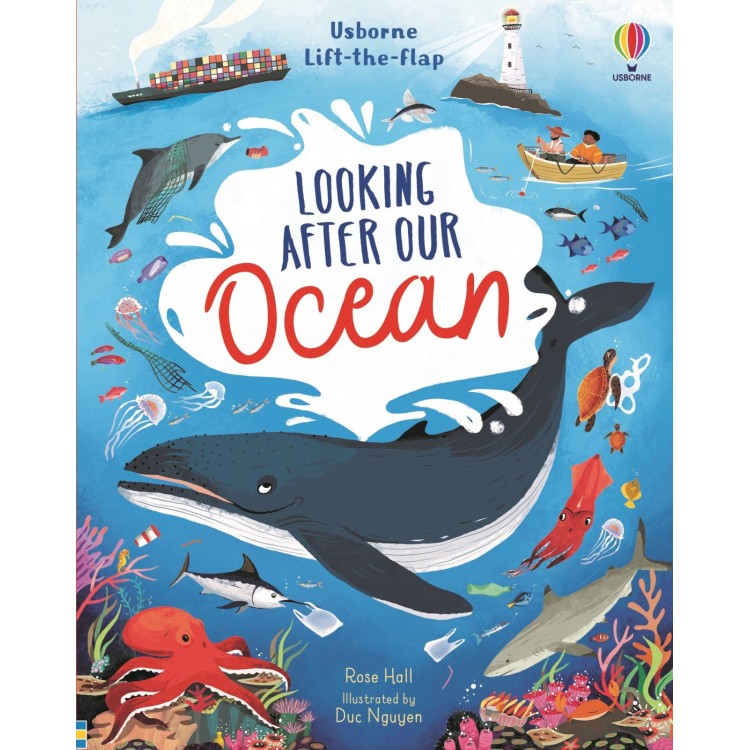 Usborne Lift-The-Flap Looking After Our Ocean