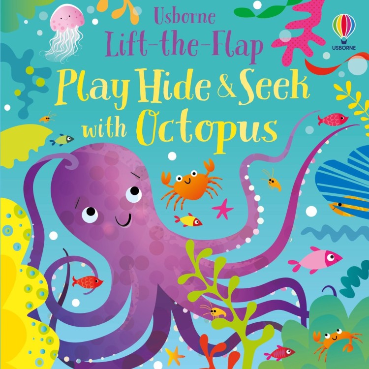 Usborne Lift The Flap Play Hide & Seek with octopus