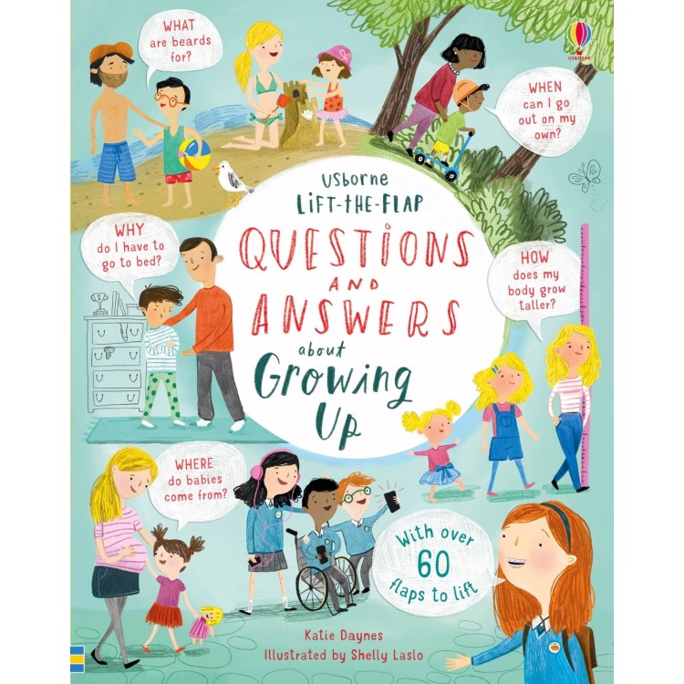 Usborne Lift The Flap Questions And Answers About Growing Up