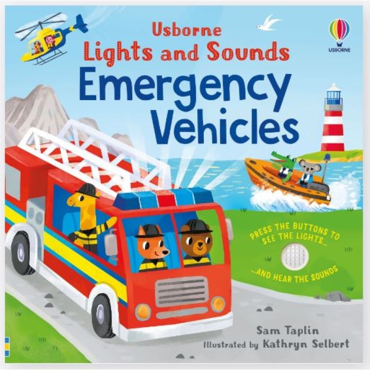 Usborne Lights And Sounds Emergency Vehicles