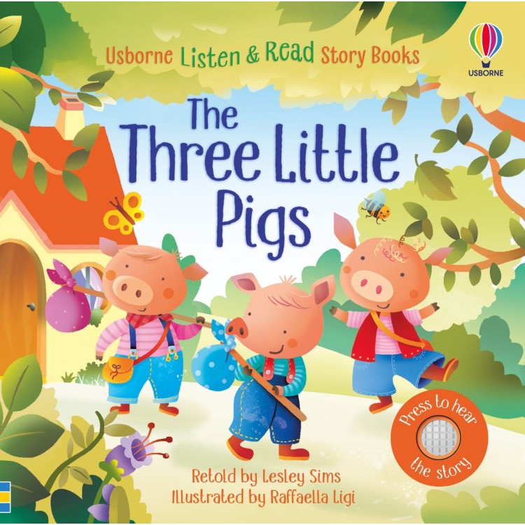 usborne listen and read the three little pigs