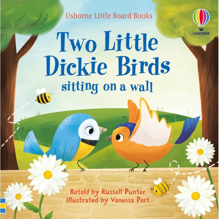 Usborne Little Board Books - Two Little Dickie Birds Sitting On A Wall