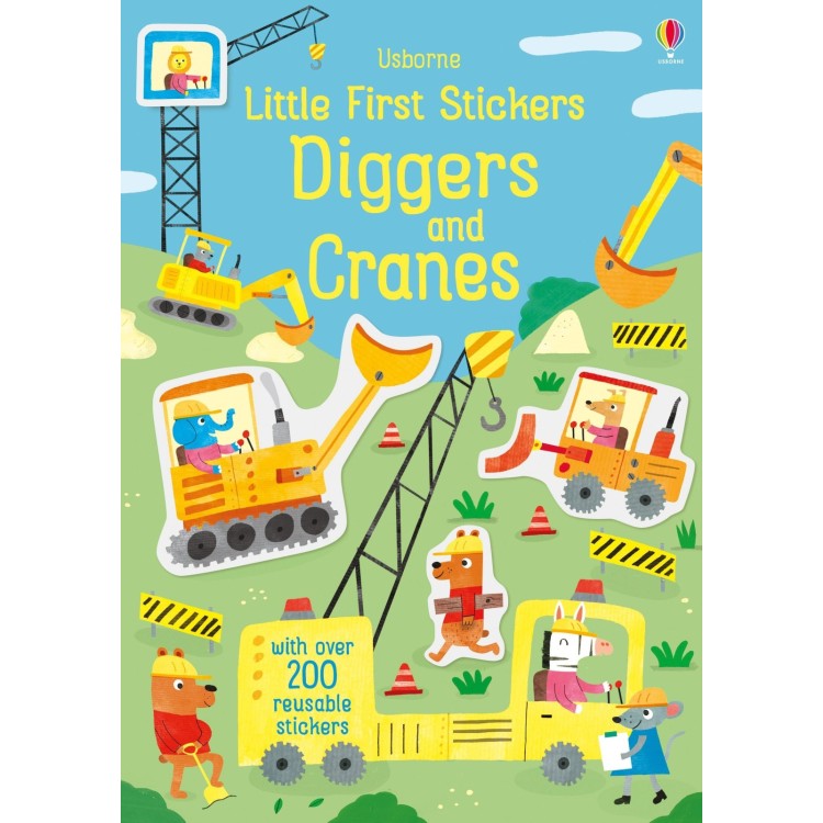 Usborne Little First Diggers And Cranes Sticker Book