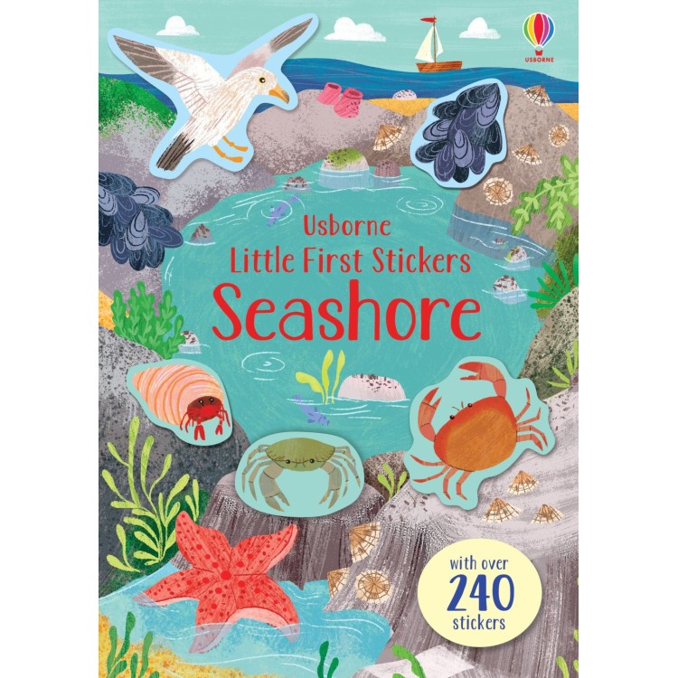 Usborne Little First Stickers SEASHORE