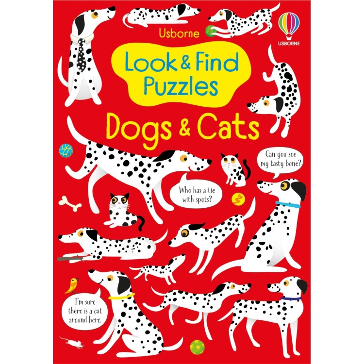 Usborne Look & Find Puzzles Dogs & Cats