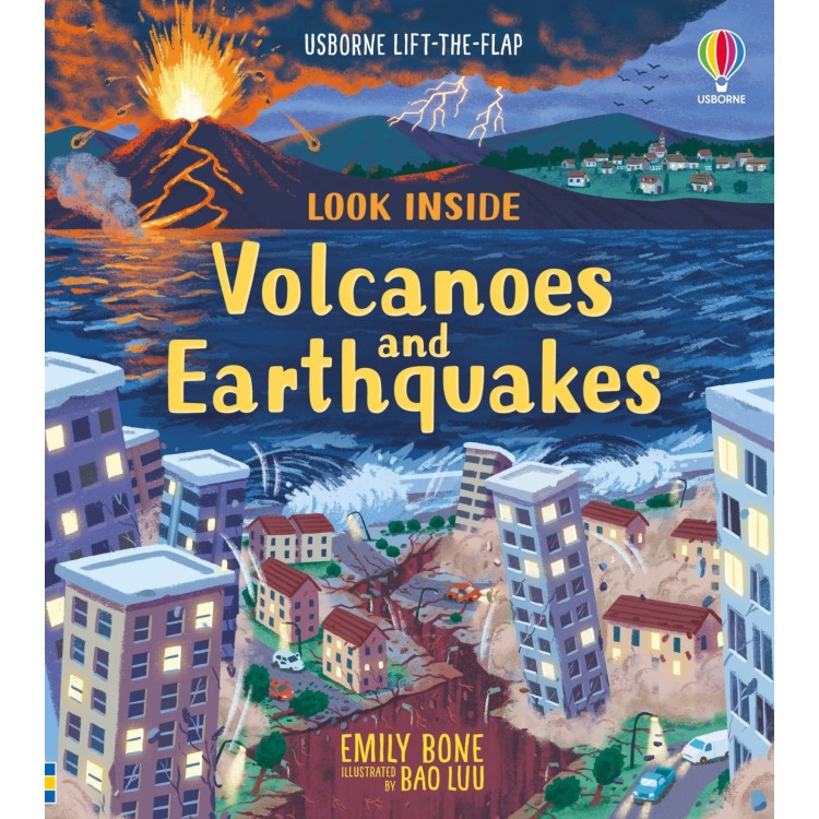 Usborne Look Inside Volcanoes and Earthquakes